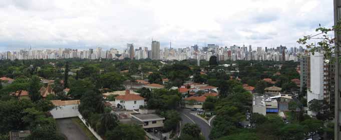 Panorâmica dos Bairros Jardins na capital paulista - Foto Victor Mori conforto.