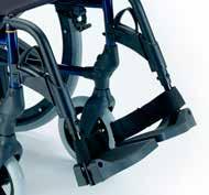 altura, ou a alavanca de movimentação dos apoios de pés de grandes dimensões, fazem da Breezy Premium uma cadeira que causa sensação.