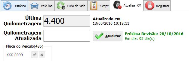 Registrar A aba <Registrar> permite descrever os contatos realizados com o cliente.