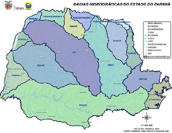 18 Foram selecionadas oito microbacias inseridas nas bacias hidrográficas Paraná 3 e Baixo Iguaçu (Fig. 4).