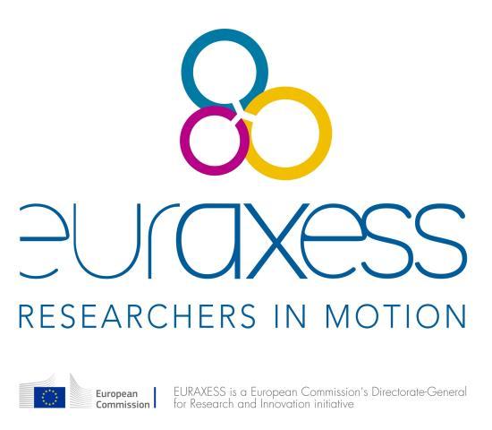 Sobre EURAXESS EURAXESS é uma iniciativa da Comissão Europeia, apoiando a mobilidade de pesquisadores desde 2003.