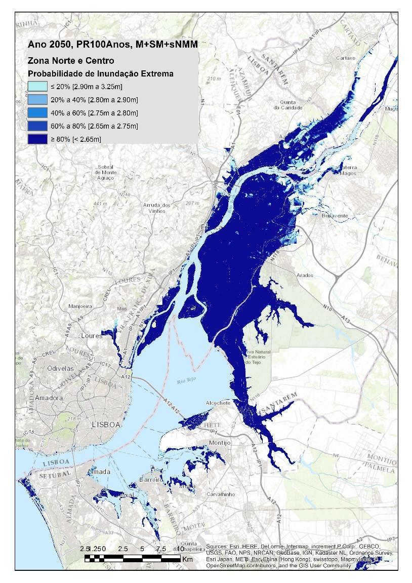 Estudo e análise da vulnerabilidade costeira face a Cenários de subida do Nível Médio do mar