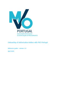 Acesso à fase Piloto - processo de onboarding na MVO Portugal para Titulares de AIM/AIP Através do processo de onboarding
