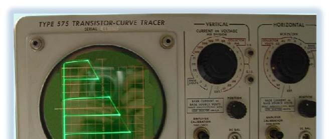 Curva característica de saída do transistor: Para cada ajuste de
