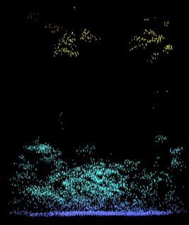 partir do modelo digital de terreno foram extraídas as métricas de elevação dos retornos dos dados LiDAR dos pátios.