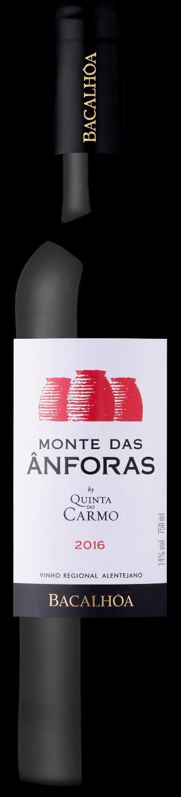 Bacalhôa Monte das Ânforas Alentejo. 16 a 18ºC 14,5% vol Aragonês e Trincadeira Colheita de 2014: Revista de Vinhos -15 Pts(2015) Hugo Carvalho.