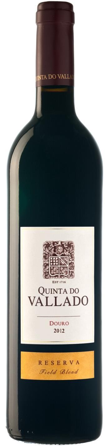 Vallado Quinta do Vallado Reserva Fild Blend Douro 16 a 18ºC 14.5% vol Touriga Nacional, Touriga Franca, Tinta Roriz. Quinta do Vallado Reserva Field Blend Douro Red 2011 96 pts.