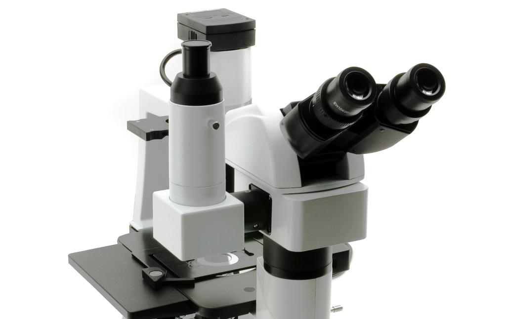Especificações do produto Componente Sistema óptico Cabeças Oculares Peça nasal Objectivas Platina de amostra Sistema de focagem Condensador Sistema de iluminação Descrição Sistema corrigido ao