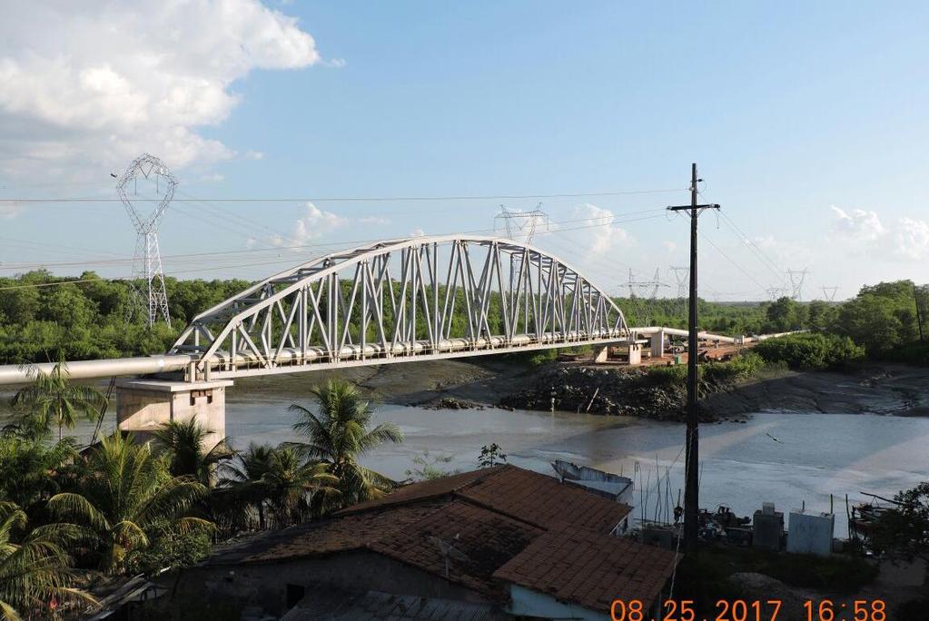 Ponte de sustentação para a travessia