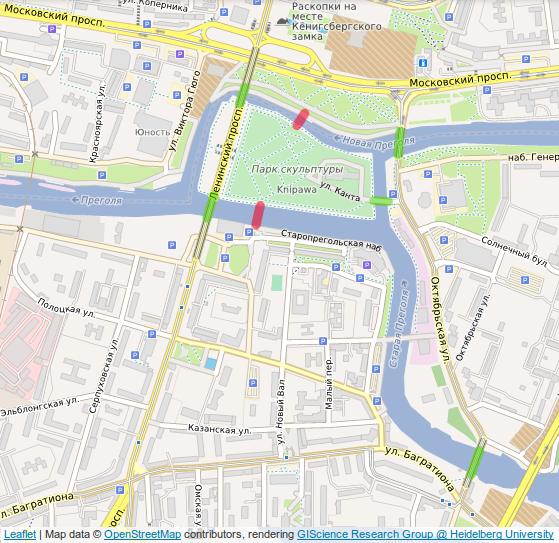 Sete pontes de Königsberg É possível visitar a