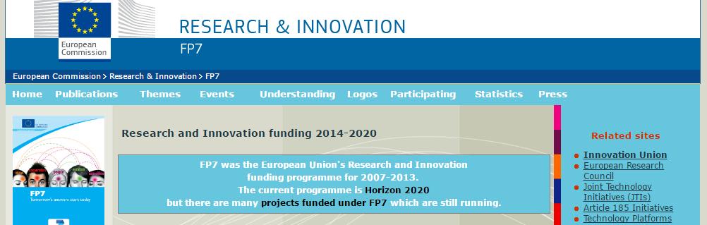 Acordos no âmbito da Programa FP7 (Funding Programme) e Horizon 2020 da Comunidade Europeia* As regras dos programas europeus incluem regras para a elaboração do Acordo de Coordenação.