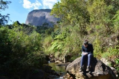 42 Figura 7: Localização dos pontos de coleta das águas fluviais dos rios Santo Antônio, Paquequer e Beija-Flor.