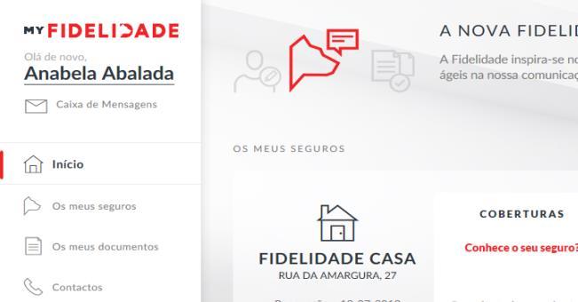 8. Perfil Cliente EDIÇÃO DOS SEUS DADOS