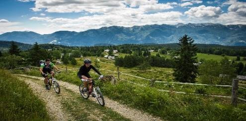 seus prados alpinos. O trajeto termina no Lago Bled, onde teremos a oportunidade para dar um último mergulho.