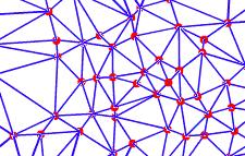 Network) Representa a superfície através de um