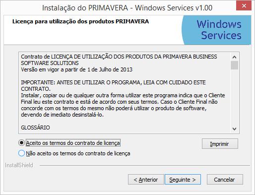 3. Aceitar os termos do contrato de