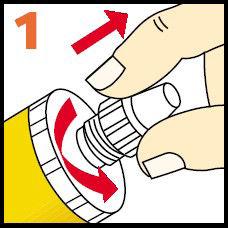 Aplicação Preparação do cartucho: Desapertar e remover a tampa do cartucho Puxar o tampão vermelho Cortar a embalagem e remover o tampão Enroscar o bico misturador no cartucho
