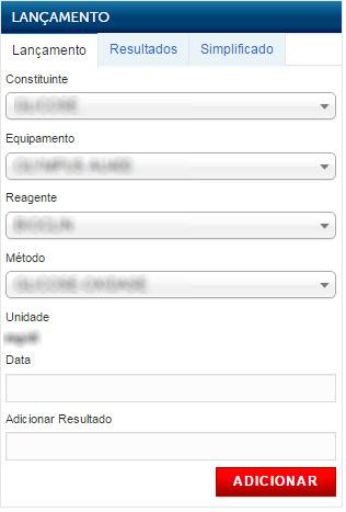 6. Lançamento Aba Lançamento Nesta área será possível realizar os lançamentos dos Resultados obtidos na sua Amostra Controle do Controle Interno.