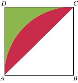 Proposta de teste de avaliação [outubro 018]. Na figura está representado o retângulo [ABCD], constituído por 1 quadrados geometricamente iguais.