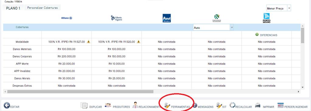 8Alterando Comissão Após calcular a comissão poderá