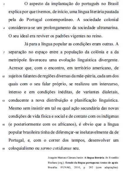 resposta que a de Louis Armstrong (l. 10 e 11) e se você precisa perguntar, nunca saberá (l.12). A referência desses termos pode ser recuperada nesse próprio período. 9.