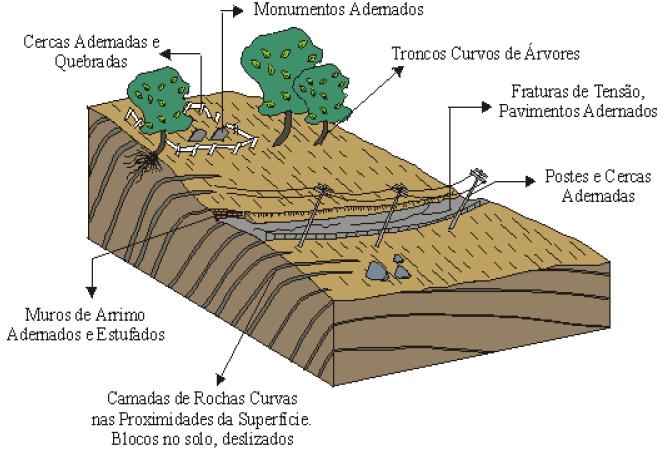 As rochas mais recentes, proporcionam instabilidade na área, como a formação barreiras, por exemplo.