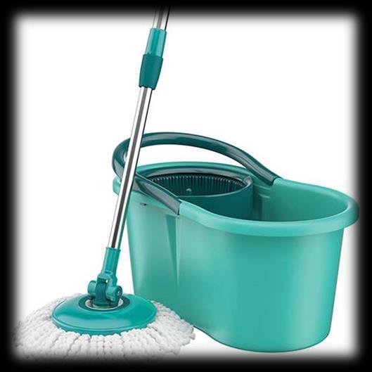 HIGIENE E LIMPEZA Mop com Cesto Inox Mop Spray Vassoura Mágica Esfregão Elétrico Mais Vendidos Balde Spin Mop Com Centrifuga Inox Esfregão Com Refis R$ 39,90/ 69,90 Esfregão Elétrico Vassoura Spin