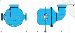 Dimensões (mm) Medidores equipados com registrador de um ponteiro tipo E Ø183 Ø183 H2 H1 1 Medidores equipados com registrador resetável tipo M5