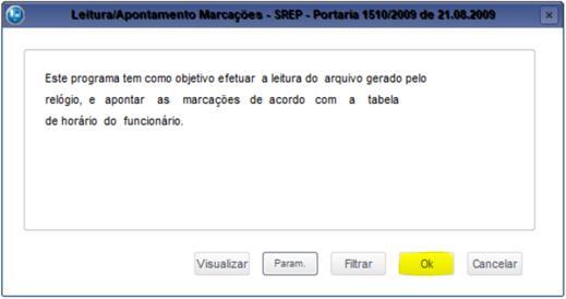 registros. Caso a intenção seja ler algum empregado ou grupo específico, esses campos podem ser informados.