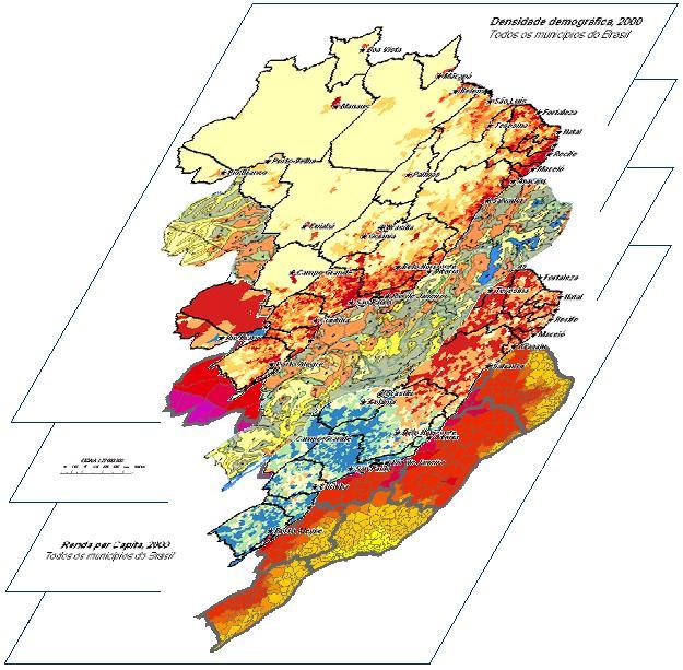 Analisar as relações geográficas entre os elementos empregando modelagem