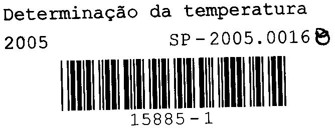 Determinação da temperatura 2005 SP-2005.0016~ 15885-1 REFERÊNCIAS BffiLIOGRÁFICAS ARRUDA, Z.J. A pecuária bovina de corte no Brasil e resultados econômicos de sistemas alternativos de produção.