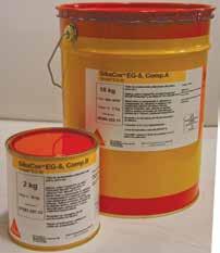 Consumo: SikaCor Zinc R ~ 4 m 2 /kg SikaCor EG5 ~7,5 m 2 /kg Sika AnchorFix -1 Bucha química de poliester para ancoragens rápidas.