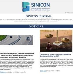 concessões, energia, política e econômica. sinicon@sinicon.org.