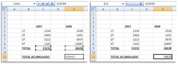 Lembre-se que o sinal de : (dois pontos) não serve para indicar divisão! Fórmulas Com Funções Além dos operadores aritméticos simples, o Excel suporta fórmulas mais avançadas através de funções.