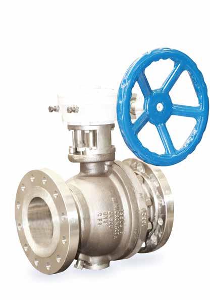 VÁLVULA ESFERA BIPARTIDA Trunnion Ball Valve / Válvula Esfera Bipartida MONTAGEM TRUNNION - CL300 - PASSAGEM PLENA Split-Body Design - CL300 - Full Bore / Montaje Trunnion - CL300 - Pasaje Total