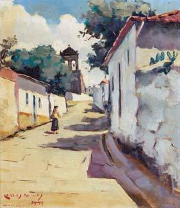 tela, assinado e datado de Leiria - 1942 Dim. - 40 x 45 cm 2.