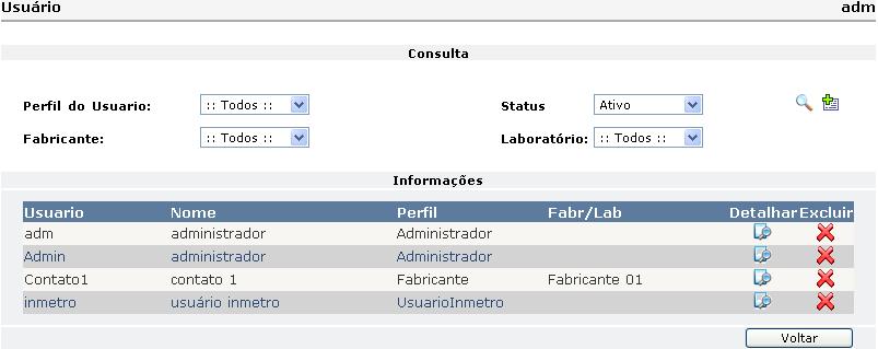 Após o preenchimento dos campos, o usuário clica no botão. O sistema apresentará uma tela de mensagem confirmando o sucesso da operação. 4.1.2.