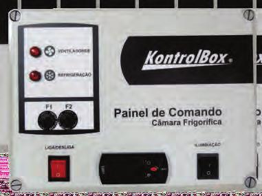 Quadros para Câmara Frigorífica de Resfriados EV/UC Com função de controle de temperatura e acionamento de Unidade Condensadora QUADRO CÂMARA DE RESFRIADOS EV/UC 220V 1F UNIVERSAL MODELO: