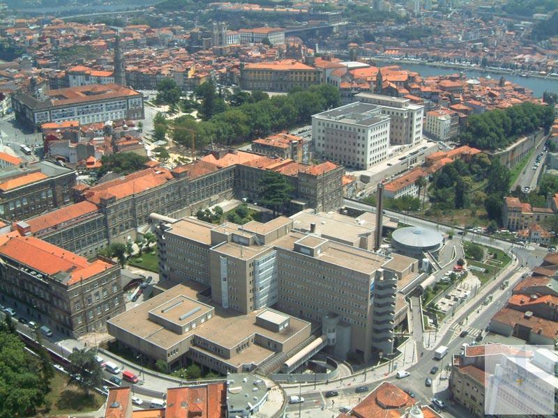 2- Hospital geral de Santo António - Centro Hospitalar do Porto, E.P.E O hospital Geral de Santo António (HGSA) encontra-se localizado no centro da cidade do Porto, na freguesia de Miragaia.