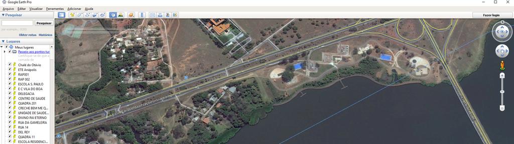 PEP EM AMOSTRAGEM - DF Figura 1. Local de amostragem Pier Calçadão do Lago Sul (próximo à ETE Sul) Figura 2.