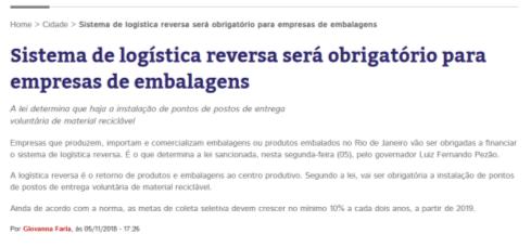 coleta seletiva e da reciclagem Responsabilizar o fabricante pelo logística reversa Relativas ao Marketing: Incentivos à substituição parcial ou total da MP 1ária pela