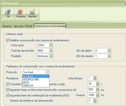 Outro campo que pode ser configurado é o tempo de aguardo de respostas de comandos. 12.