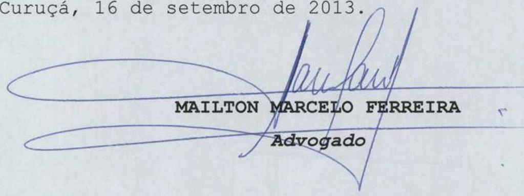 Concorrência Pública de n 0 0 4 /2 0 1 3, e consequentemente, pelo seguimento do certame com a