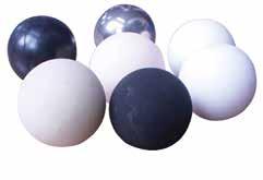 Peças Sobressalentes da GRACO Peças Sobressalentes Esfera GRACO A esfera de cerâmica é adequada à base alcalina e ácido forte, líquidos químicos e pasta fluida de maior viscosidade e resistência.