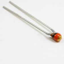 6) Termistor Os termistores podem ser de baixa precisão (5 a 10%), empregados em medições