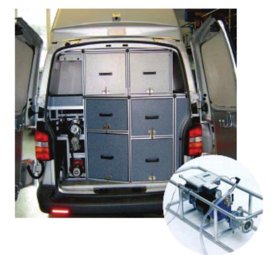 Carrinha Water Test Van Por pedido dos clientes a FAST especializou se no fornecimento de carrinhas totalmente equipadas para