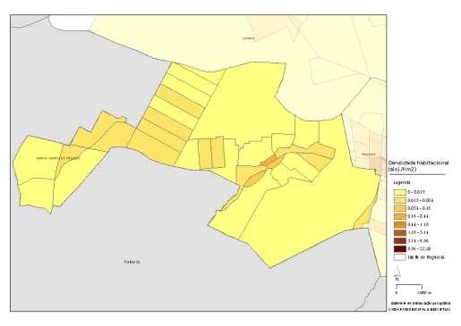 Figura 10 Densidade habitacional na freguesia de Santo Isidro de Pegões 2001 Fonte: INE IV Recenseamento Geral da Habitação, 2001 5 POTENCIALIDADES E VULNERABILIDADES PONTOS FORTES Apesar do ritmo de