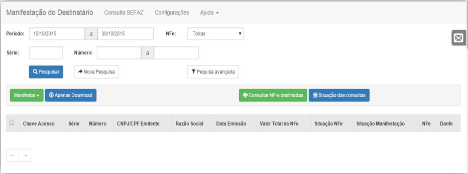 Na tela inicial, serão apresentados informativos e gráficos sobre quantidade de documentos emitidos, empresas e produtos cadastrados. 8.