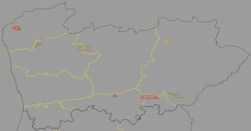 Depósitos minerais Áreas concessionadas: período de