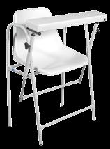 Diversos MA-403 Cadeira para coleta de sangue - Estrutura em metalon de aço carbono redondo 7/8 polegada x 1,2 mm de espessura.